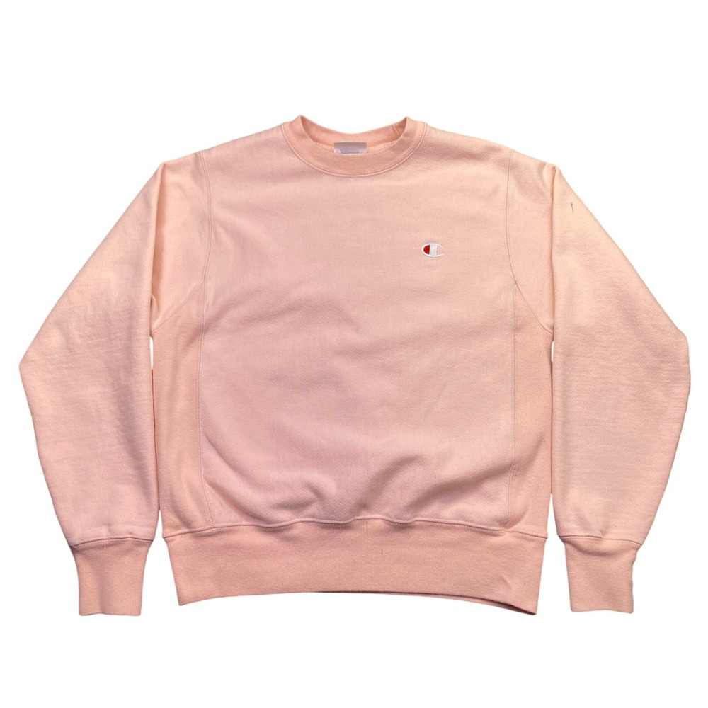 Champion Reverse Weave Sweatshirt Small Pink GF70 2M2 Crewneck Pullover Logo